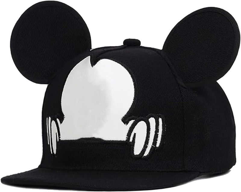Uivic Boys Girls Mouse Ear Baseball Cap Kids Cute Adjustable Snapback Trucket Hat for Children Ages 2-12 - Image 1